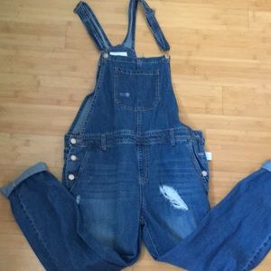 Forever 21 denim overalls